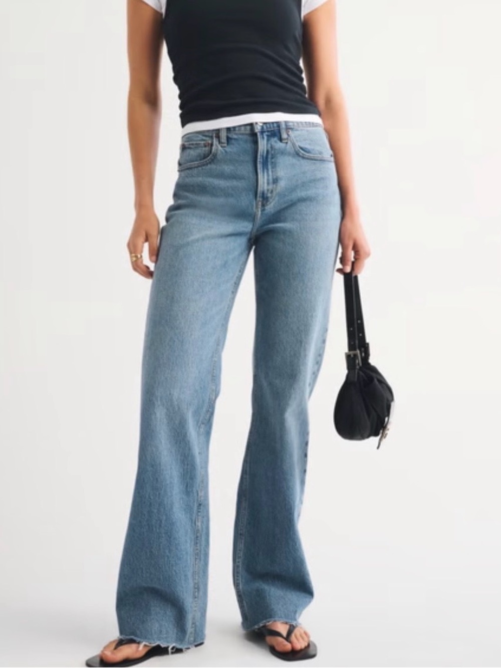 Classic High-Rise Wide Leg Jeans